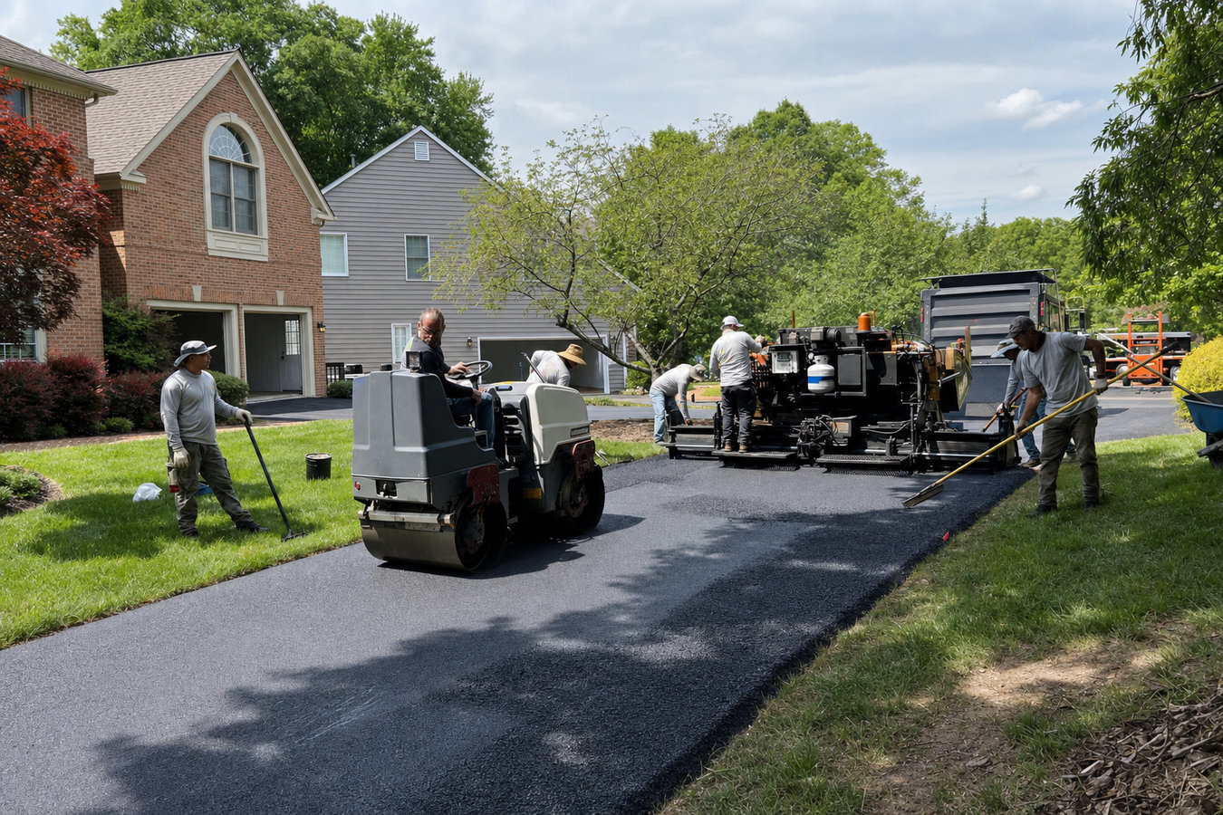 Driveway paving